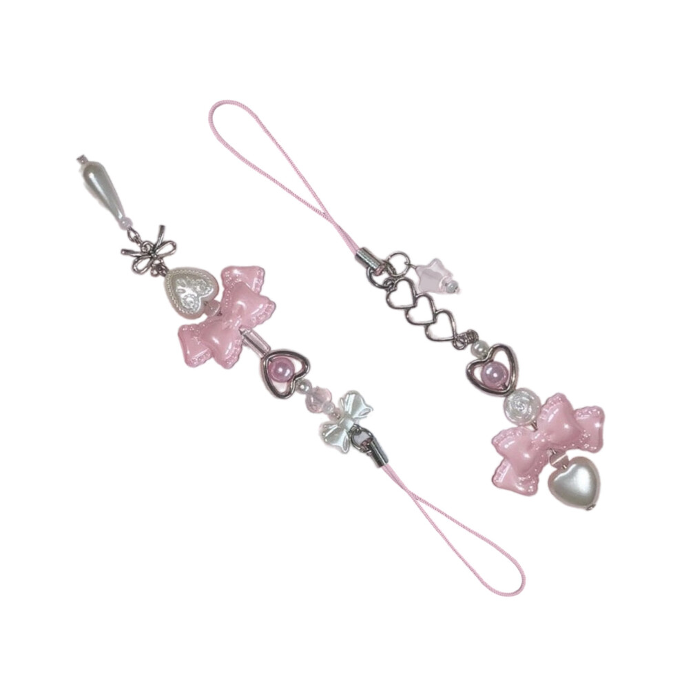 Fashionable Beaded Keychain Bag Pendant Keyring Phone-Suit 7732000827204