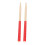 Red X Pattern 5A Maple Drumsticks with Rubber Grip for Beginners and Pros 13