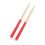 Red X Pattern 5A Maple Drumsticks with Rubber Grip for Beginners and Pros 10