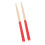 Red X Pattern 5A Maple Drumsticks with Rubber Grip for Beginners and Pros 8