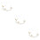 3Stk Weiße Blumenkrone Mit Perlen Für Hochzeit 9