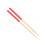 Red X Pattern 5A Maple Drumsticks with Rubber Grip for Beginners and Pros 7