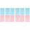 12Stk Baumwolle Kissenhüllen Kinder Floral Design Rosa Hellblau 5