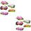 10Stk LED Lotusblumen Wasser-Deko Mit Batterien 6