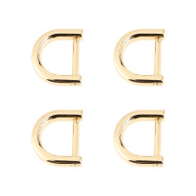 8Stk Gold D-Ring Schlaufen Langlebig Für Bags Und DIY Accessoires