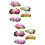 10Stk LED Lotusblumen Wasser-Deko Mit Batterien 7