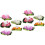 10Stk LED Lotusblumen Wasser-Deko Mit Batterien 4