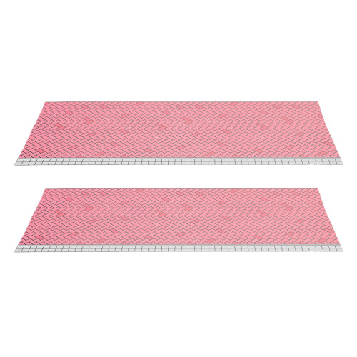 4Stk Mini Bodenmodell Pink Aus ABS, Filigrane Mini