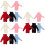 15Stk Strick Puppenkleidung Elastisch Puppenoutfit 4