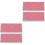 4Stk Mini Bodenmodell Pink Aus ABS, Filigrane Mini 5