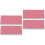 4Stk Mini Bodenmodell Pink Aus ABS, Filigrane Mini 6