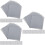 60Stk Bastelfilz Grau DIY Robust Für Handarbeiten 7