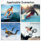 3Sets Surfboard Mounts Für Action , Robustes Kunststoff-Zubehör 8
