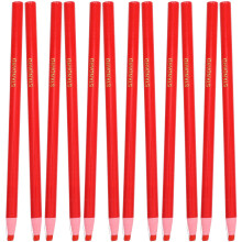 36Stk Grease Pencil Rot, Abziehbar, Ideal Für Leder Stoff Metall Holz