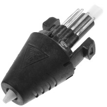 2Stk 3D Stift Druckkopf Nozzle, Sichere Abs/pla Ersatzteile in Schwarz