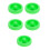 5Pièces Couvercles Fermentation Vert Largebouche Pour Bocaux 10