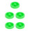 5Pièces Couvercles Fermentation Vert Largebouche Pour Bocaux 7
