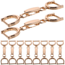 40Stk Metall Karabinerhaken in Gold Für Handtaschen DIY Zubehör