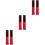 6St Rood Billiard Queue Tip Tool Set Duurzaam Shaper Burnisher 5