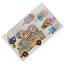 84Stk Umweltfreundliche Cake Picks Holz Auto Geburtstagsdeko