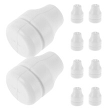 30St Witte Plastic Gordijnkoordknoppen Voor Raamblindaccessoires