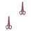 2Stk Scheren Prop Kunststoff Kinder Accessoire 9