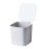 2St Witte Mini Prullenbak Van Kunststof Voor Bureau En Make-Up Tools 1