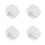 4St Draagbare Beugelhouder Wit Plastic Retainer Case 7