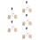 5Sets Educatief Kids Science Kit Met Circuitbord En Plastic Materialen 9