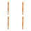 4St Beige Blokfluit Voor Kinderen Beginners Zes 10