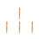 4St Beige Blokfluit Voor Kinderen Beginners Zes 8