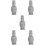 5St Mini Moai Beelden Grijs Steen Aquarium Vis Tank Versiering 10