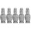5St Mini Moai Beelden Grijs Steen Aquarium Vis Tank Versiering 11