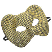4Stk Leoparden Cosplay Maske Kunststoff Halbmaske Gold Für Maskenball