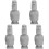 5St Mini Moai Beelden Grijs Steen Aquarium Vis Tank Versiering 4