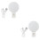 2St Make-Up Ring Light Wit, LED Fill Light Met 3 Lichtmodi 7