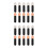 20St Compacte Acryl Oogschaduw En Lippen Applicator Borstel Zwart 7