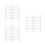 6St Mini Ladder Wit 1:12 Decor Voor Poppenhuis En 6