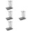 4Sets Modelverf Cliphouder Zwart Metaal Hout Duurzaam 9