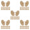100St Beige Golfbal Marker Hout Golftools Voor Precisie En Training 7