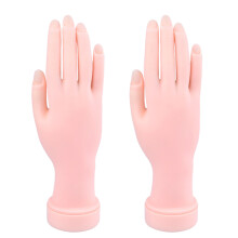 4St Roze Nagelkunst Handmodel Herbruikbaar Lichtgewicht Manicure Tool