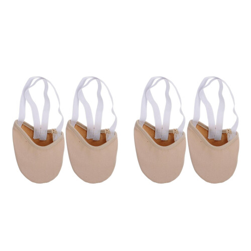 2St Elastische Ademende Beige Met Anti-Slip En 2