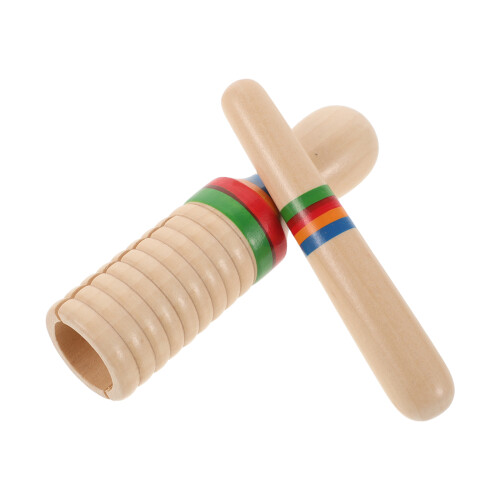 4Sets Beige Instrument Klankbuis Educatief Voor Kinderen 2