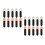 20St Compacte Acryl Oogschaduw En Lippen Applicator Borstel Zwart 6