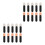 20St Compacte Acryl Oogschaduw En Lippen Applicator Borstel Zwart 4
