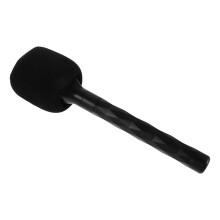 2Pcs Handheld Microphone Holder Black Plastic for Interview Use