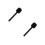 2Pcs Handheld Microphone Holder Black Plastic for Interview Use 8