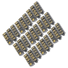 30St Duurzame Plastic Prijstags Goud Voor Sieraden En Winkelprijzen