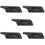 5Stk Hitzeschild Schwarz Für Auspuffschutz 10