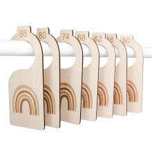 Quality Baby Size Closet Dividers, Wooden Baby Closet Dividers for Nursery, Easy to Use Closet Organizer, Gender-Neutral Decor for Newborn to Toddler